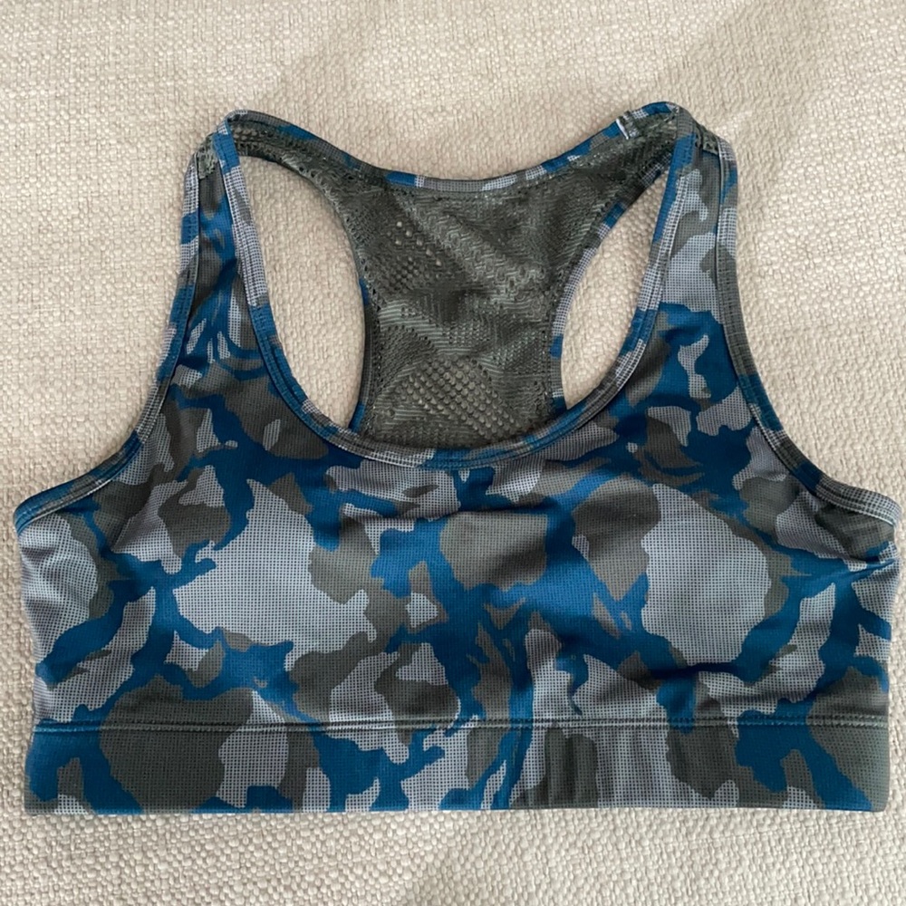 Zyia Active Olive Camo Bomber Bra RC